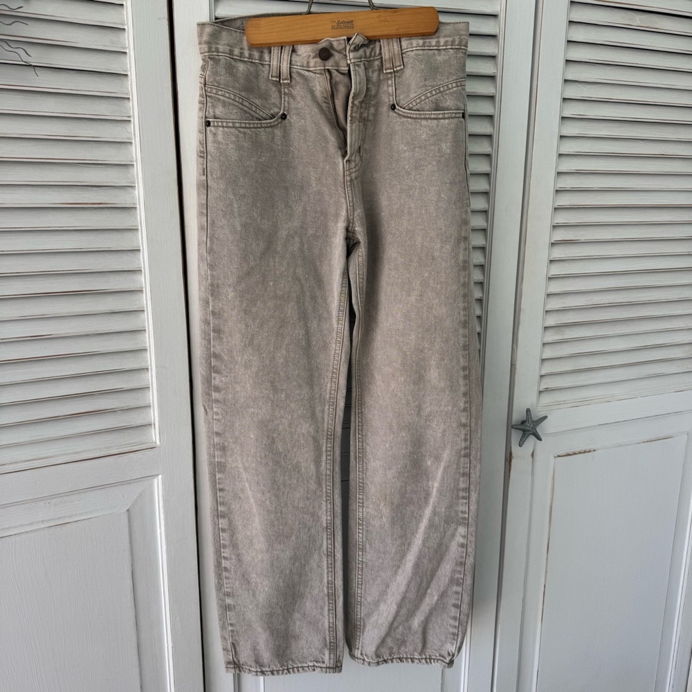 BDG High-Rise Straight Leg Cowboy Jeans
